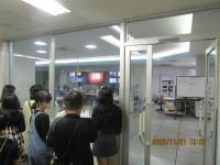 中央制御室で、しっかりと管理をされている様子も見学できました。